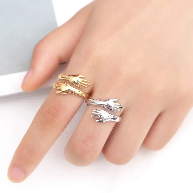 Hug Hands Ring