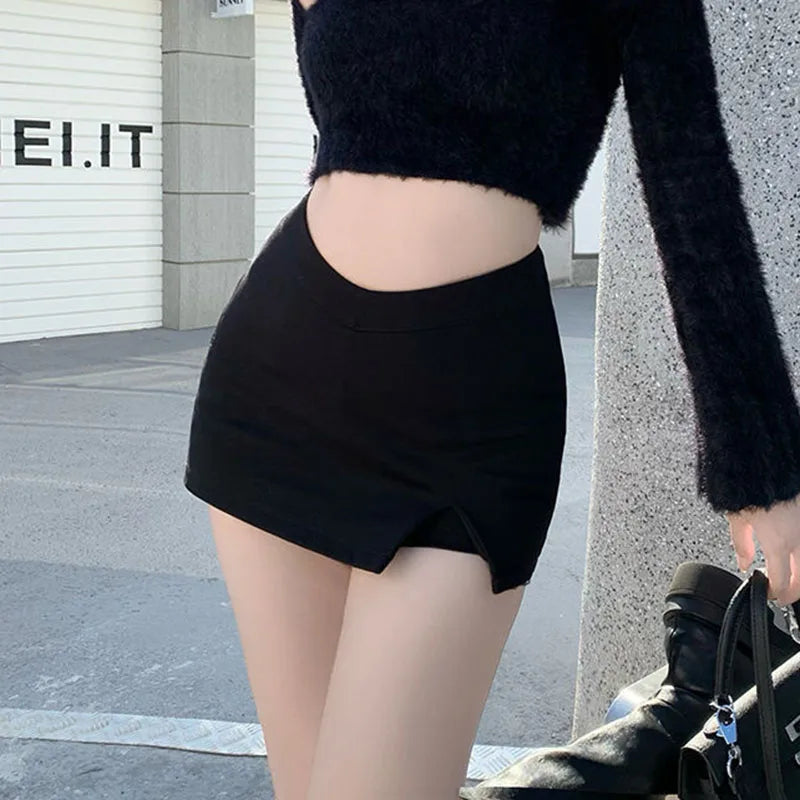 Split Mini Skirt