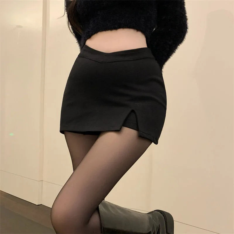 Split Mini Skirt