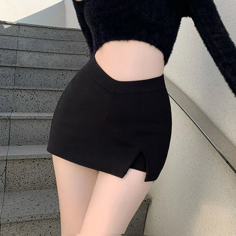 Split Mini Skirt